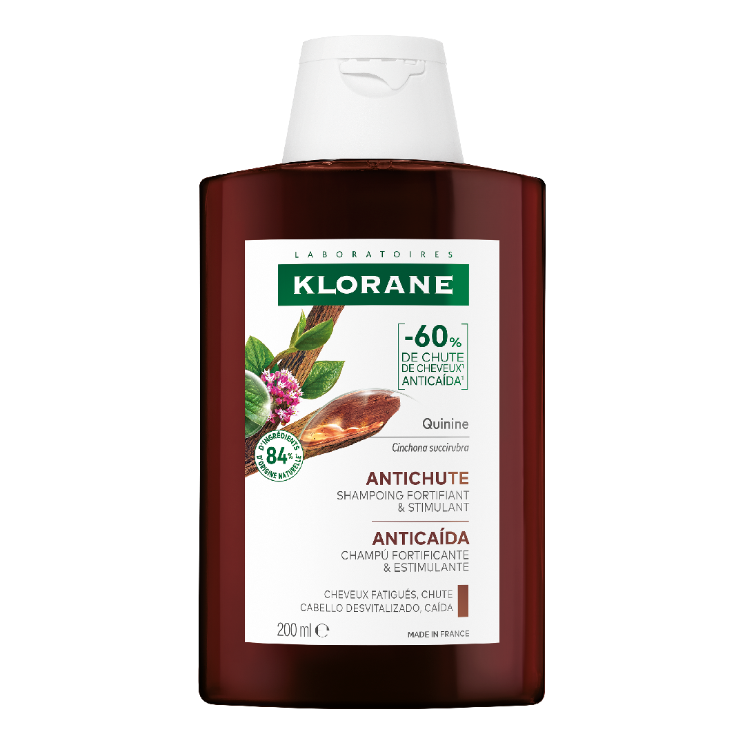 Sampon impotriva caderii parului cu chinina si floare de colt BIO, 200 ml, Klorane