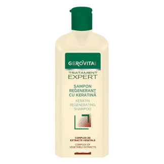 Sampon regenerant cu keratina Tratament Expert, 250 ml, Gerovital