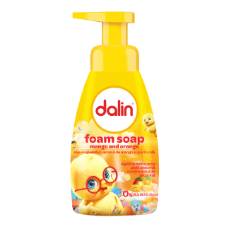 Sapun spuma cu aroma de mango, 200 ml, Dalin
