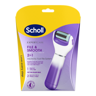 Pila electrica 2in1 pentru picioare, Purple, Scholl