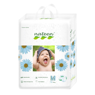 Scutece hipoalergenice Flex&Fit Premium, M, Nr.3, 6-10kg, 72 bucati, Nateen