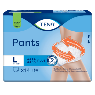 Scutece tip chilot pentru adulti Pants, Plus Large, 14 bucati, Tena