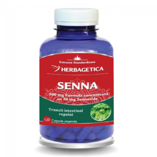 Senna, 120 capsule, Herbagetica