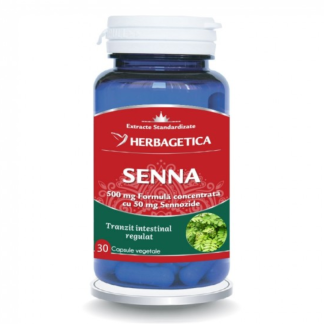 Senna, 30 capsule, Herbgetica