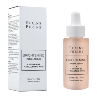 Ser facial iluminator cu Vitamina B5 + Acid Hialuronic, 30ml, Elaine Perine