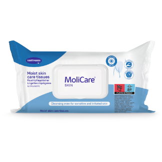 Servetele umede pentru ingrijirea pielii MoliCare Skin, 50 bucati, Hartmann