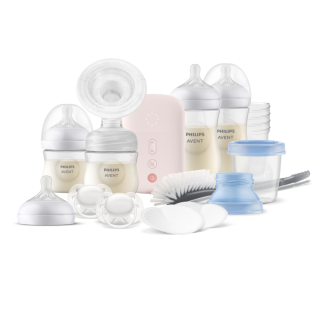 Set pentru alaptare cu pompa de san electrica, SCD340/31, Philips Avent