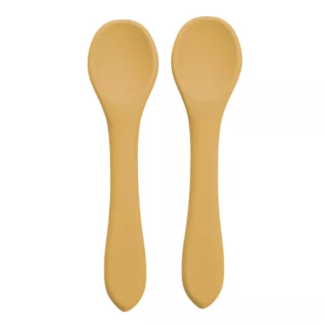 Set Lingurite din silicon, 6 luni+, Honey, Appekids