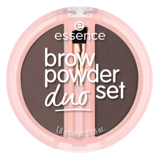 Set pentru sprancene Brow Powder, 03 Dark, 1,8 g, Essence
