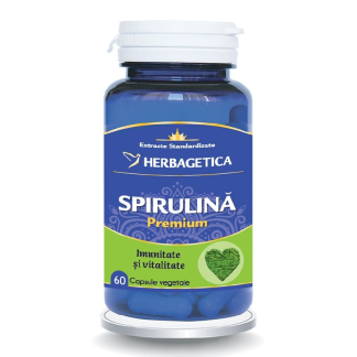 Spirulina, 60 capsule, Herbagetica