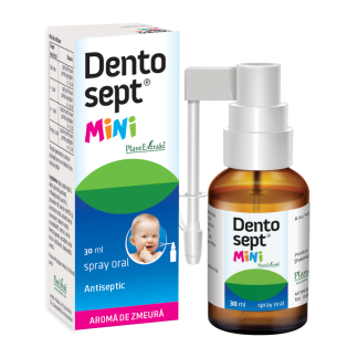 Spray gingival Dentosept Mini, 30 ml, Plant Extrakt