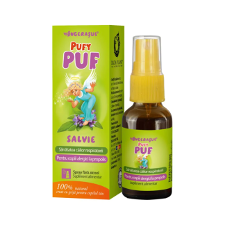 Spray cu Salvie PufyPuf, 20 ml, Dacia Plant