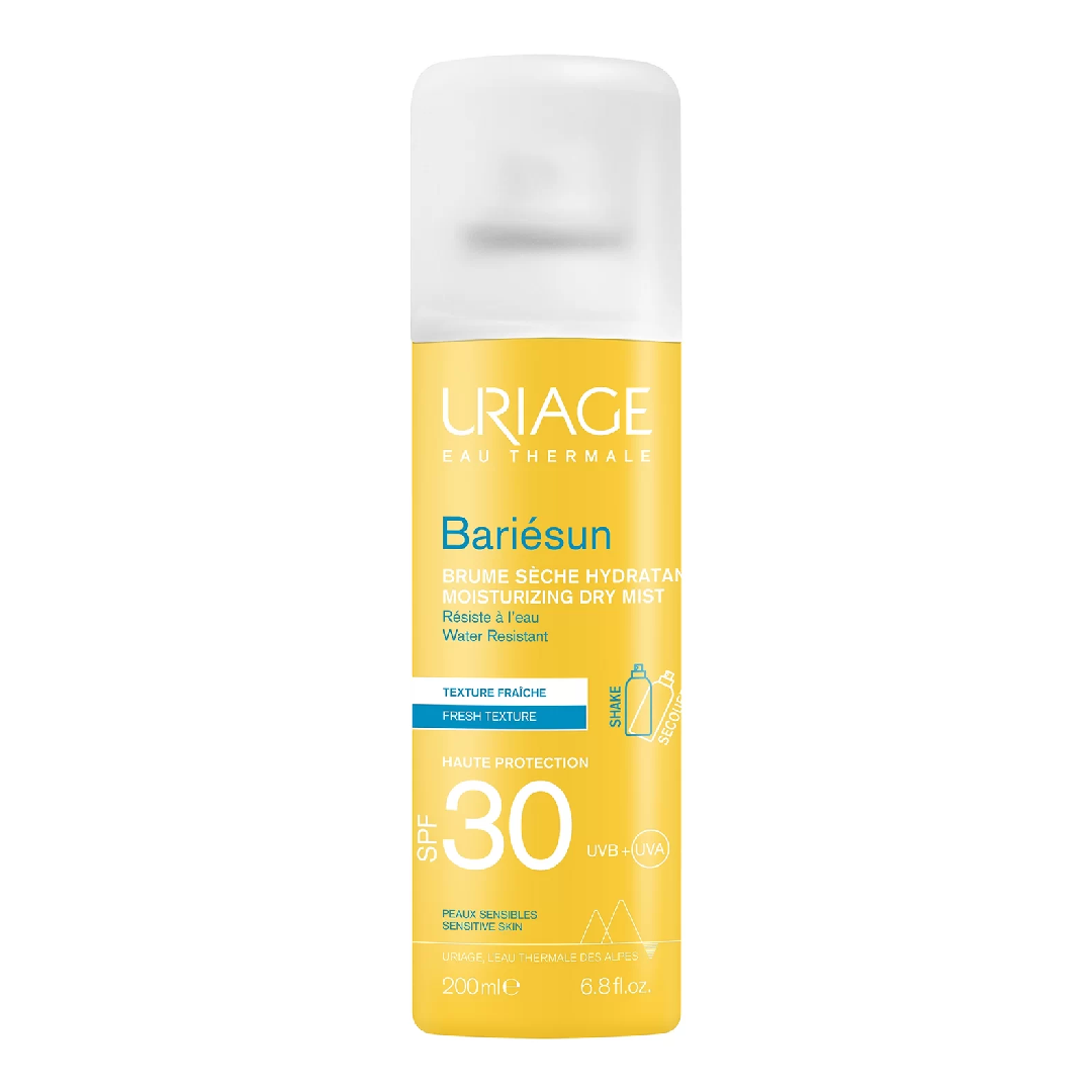 Spray uscat protectie solara SPF30 Bariesun, 200 ml, Uriage