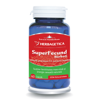 Superfecund barbati, 60 capsule, Herbagetica