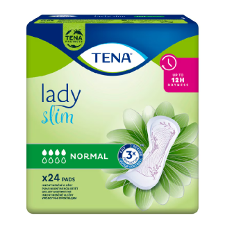 Absorbante incontinenta urinara Lady Slim, Normal, 24 bucati, TENA