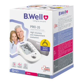 Tensiometru automat pentru brat manseta PRO-35, marimea M, 1 bucata, B.Well