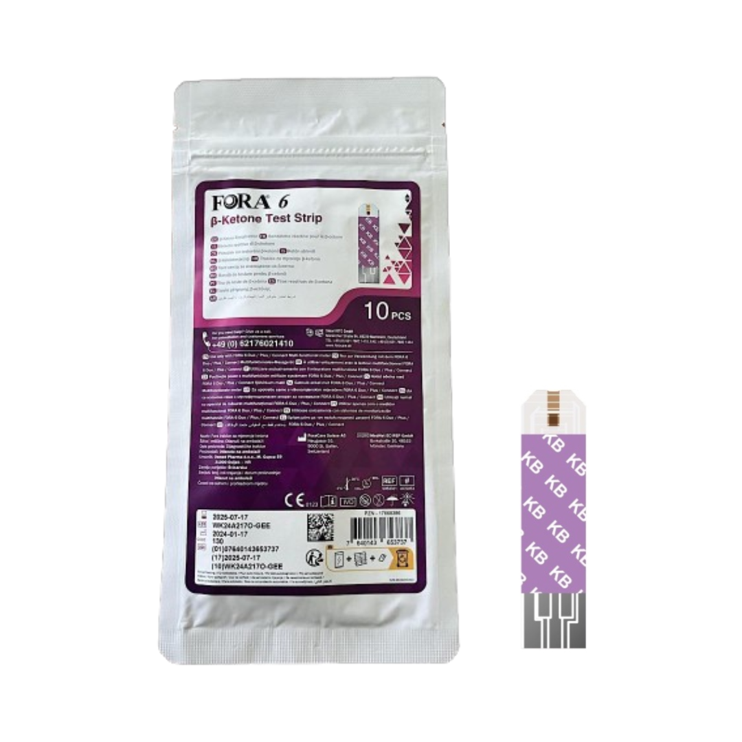 Teste 6 Beta-cetone (corpi cetonici) plic, 10 bucati, Fora