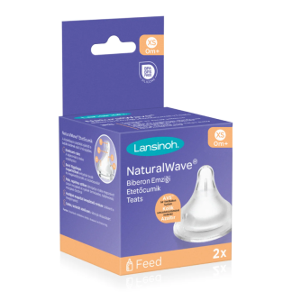Tetina cu flux lent, XS, 2 bucati, Lansinoh