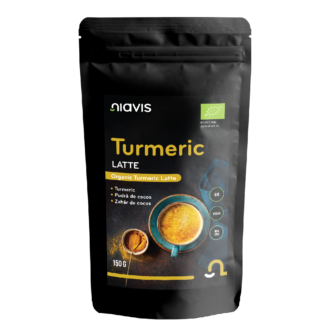 Turmeric Latte Pulbere Ecologica Bio, 150g, Niavis