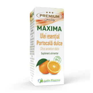 Ulei esential de portocala, 10 ml, Justin Pharma
