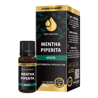 Ulei Esential de Menta, Mentha Piperita, 10ml, Cosmo Pharm