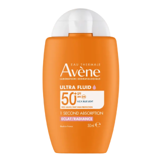 Ultra fluid cu efect de luminozitate, Radiance SP50+, 50ml, Avene Sun