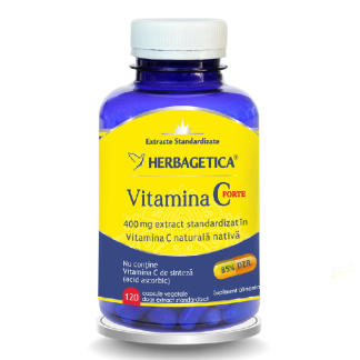 Vitamina C Forte 400 mg, 120 capsule, Herbagetica