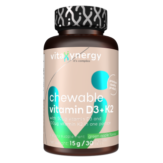 Complex de Vitamina D3 si K2, 30 tablete, Vitaxynergy