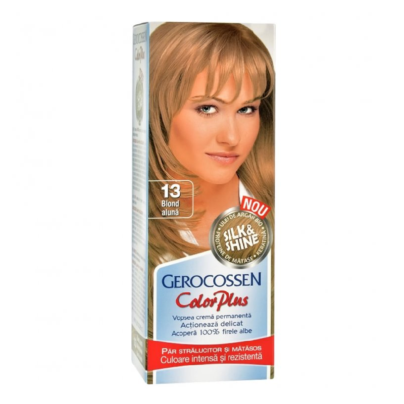Vopsea de par Silk&Shine, 13 Blond Aluna, 50ml, Gerocossen