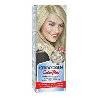 Vopsea de par Silk&Shine, 15.2 Blond Argintiu, 50ml, Gerocossen