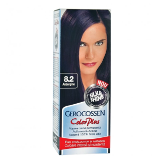 Vopsea de par Silk&Shine, 8.2 Aubergine, 50ml, Gerocossen