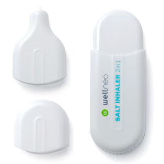 Inhalator Salt Inhaler 2in1, alb, Wellneo