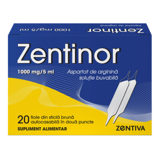 Zentinor, solutie buvabila 1000 mg/5ml, 20 fiole, Zentiva