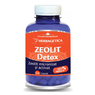 Zeolit Detox, 120 capsule, Herbagetica