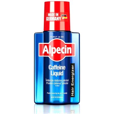 Lotiune energizanta pentru par Caffeine Liquid, 200 ml, Alpecin -