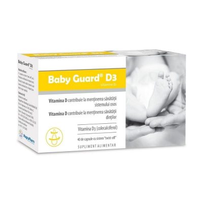 Baby Guard D3, 40 capsule, Magna Pharm -