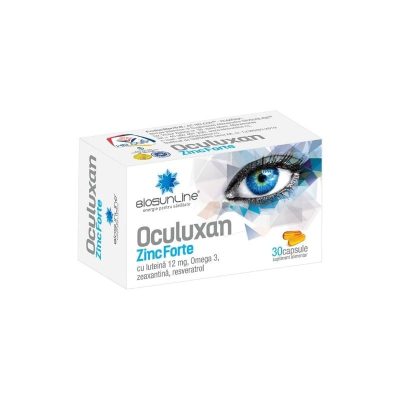 Oculuxan Zinc Forte, 30 capsule, Helcor -
