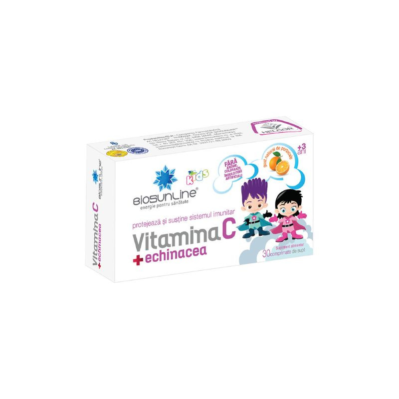 Vitamina C cu echinacea pentru copii