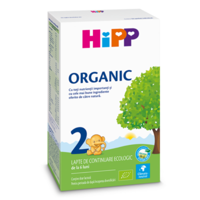 Formula lapte praf de continuare 2, +6 luni, 300 g, Hipp -