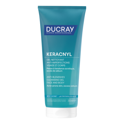 Gel spumant pentru pielea cu tendinta acneica Keracnyl, 200 ml, Ducray -
