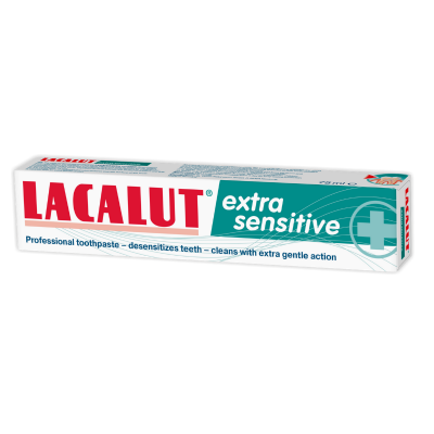 Pasta de dinti Extra Sensitive, 75 ml, Lacalut -