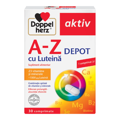 A-Z Depot cu Luteina Aktiv, 30 comprimate, Doppelherz -
