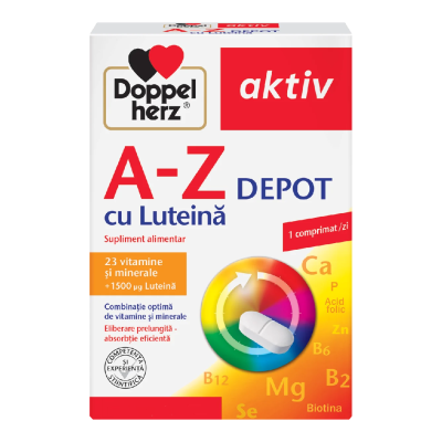 A-Z Depot cu Luteina Aktiv, 60 comprimate, Doppelherz -