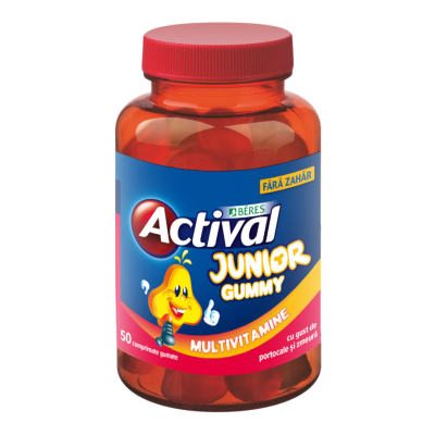 Actival Junior Gummy, 50 comprimate gumate, Beres -