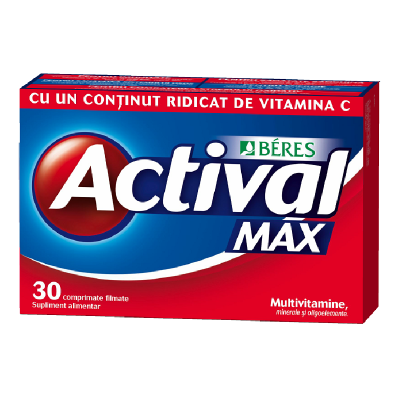 Actival Max, 30 comprimate filmate, Beres -
