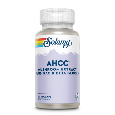 AHCC plus NAC & Beta Glucan Solaray, 30 tablete, Secom -