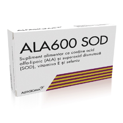 Ala600 SOD, 20 comprimate, Alfasigma -