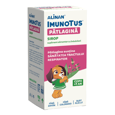 Sirop cu patlagina Imunotus Alinan, 150 ml, Fiterman -