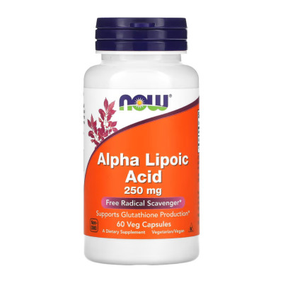 Acid alfa lipoic  250 mg, 60 capsule, Now Foods -