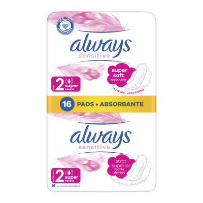 Absorbante Super Ultra Sensitive, 16 bucati, Always -